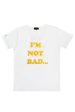 'I'M NOT BAD...I'M BAD ASS" T-Shirt, comfort fit, V-neck