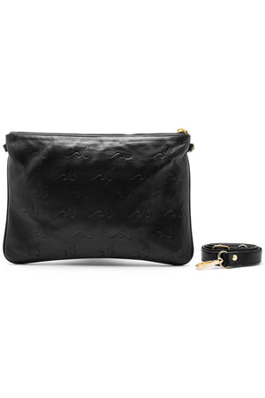 Sfumato Sequins Leather Logo Bag, Gold Hardware