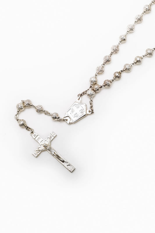 Handmade Silver Rosary