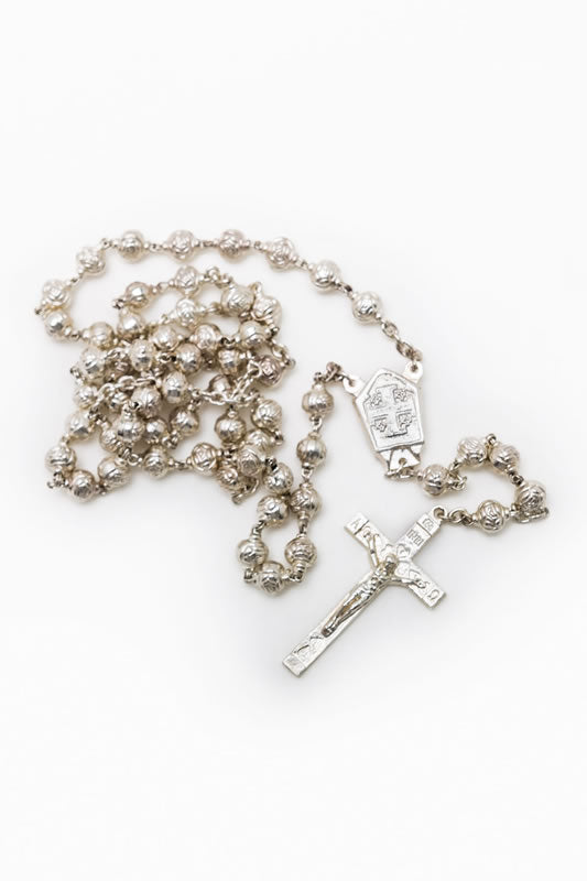 Handmade Silver Rosary